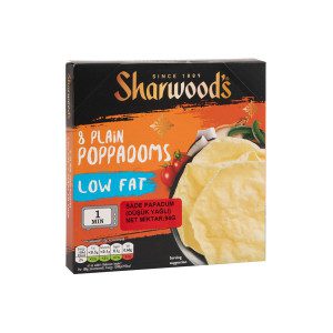 Sharwoods Plain Poppadoms 94g